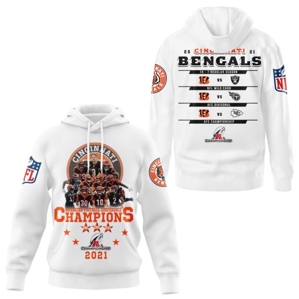 Nfl Cincinnati Bengals 2021 3D Hoodie