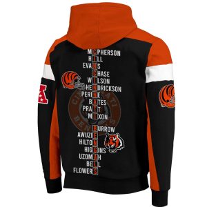 Nfl Cincinnati Bengals 3D Zip Hoodie