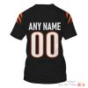 Nfl Cincinnati Bengals Black Custom 3D Shirt