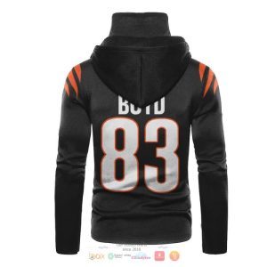 Nfl Cincinnati Bengals Boyd 83 Black 3D Hoodie Mask