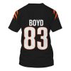 Nfl Cincinnati Bengals Boyd 83 Black 3D Shirt