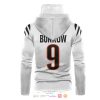 Nfl Cincinnati Bengals Burrow 9 White 3D Hoodie Mask