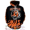 Nfl Cincinnati Bengals Logo Hoodie 3D