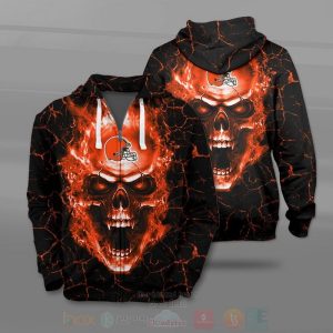 Nfl Cleveland Browns 3D Hoodie