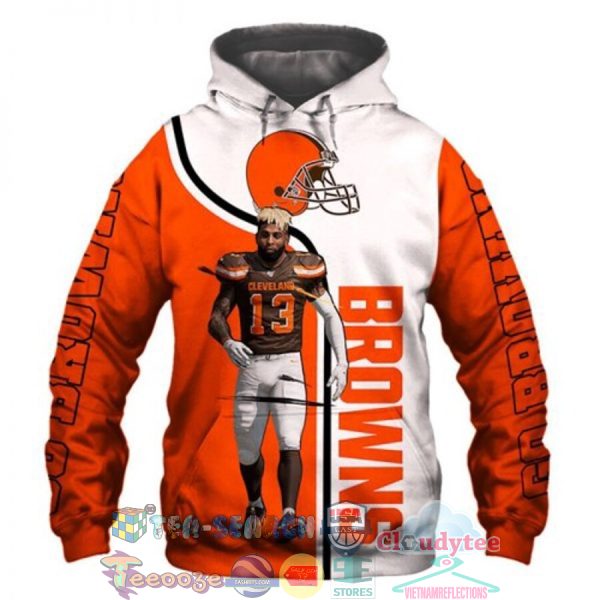 Nfl Cleveland Browns Odell Beckham Jr. 13 Hoodie 3D