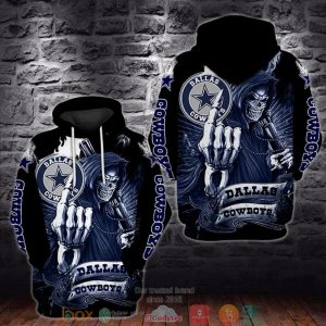 Nfl Dallas Cowboys Death God 3D Hoodie