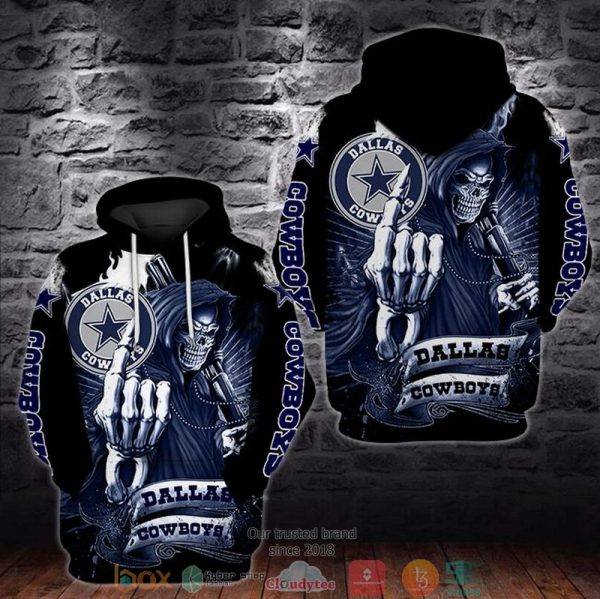 Nfl Dallas Cowboys Death God 3D Hoodie