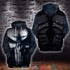 Nfl Dallas Cowboys Punisher Skull 3D Hoodie