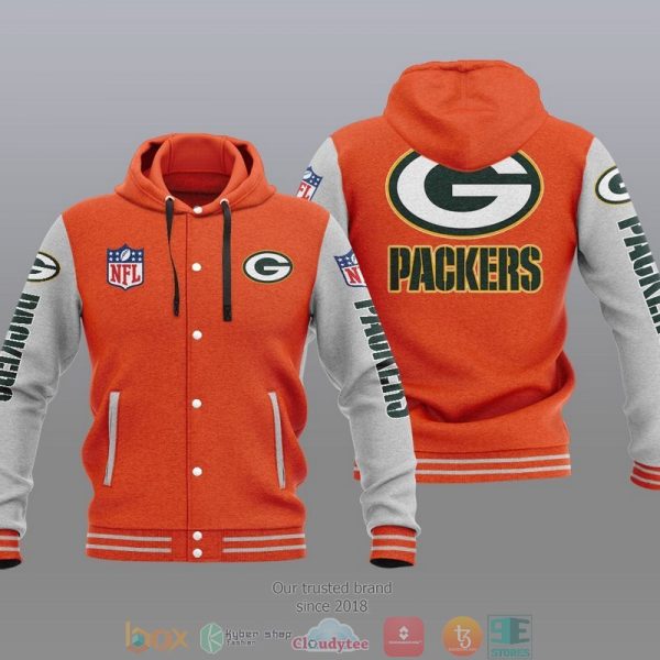 Nfl Green Bay Packers Baseball Jacket Hoodie