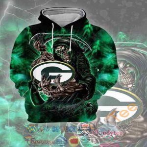 Nfl Green Bay Packers Death Hoodie 3D