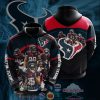 Nfl Houston Texans Signatures Hoodie 3D