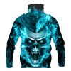 Nfl Jacksonville Jaguars Flameskull 3D Hoodie Mask