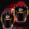 Nfl Kansas City Chiefs Black Red 3D Hoodie