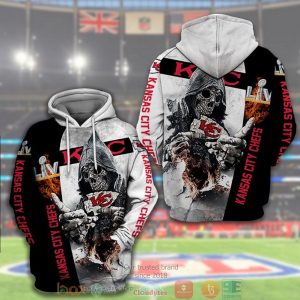 Nfl Kansas City Chiefs Liv Grim Reaper 3D Hoodie