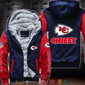 Nfl Kansas City Chiefs Logo 3D Fleece Hoodie