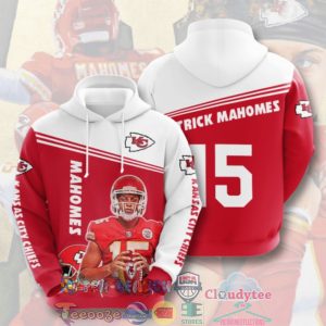 Nfl Kansas City Chiefs Patrick Mahomes 15 Hoodie 3D