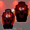 Nfl Kansas City Chiefs Skull Red Black 3D Hoodie