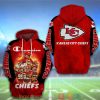 Nfl Kansas City Chiefs Super Champions Red 3D Hoodie