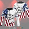 Nfl Kansas City Chiefs United States Flag White 3D Hoodie