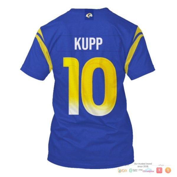 Nfl Kupp 10 Los Angeles Rams Blue 3D Shirt