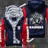 Nfl Las Vegas Raiders Hand Gloves 3D Fleece Hoodie Jacket