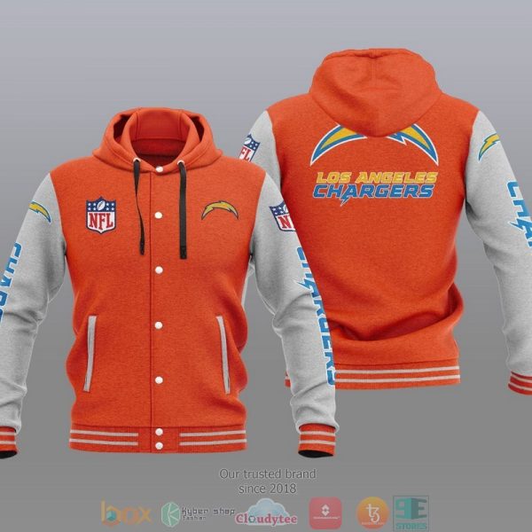 Nfl Los Angeles Chargers Baseball Jacket Hoodie