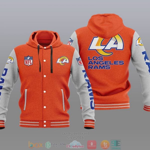 Nfl Los Angeles Rams Baseball Jacket Hoodie