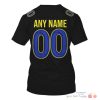 Nfl Los Angeles Rams Black Custom 3D Shirt