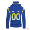 Nfl Los Angeles Rams Blue Custom 3D Hoodie Mask