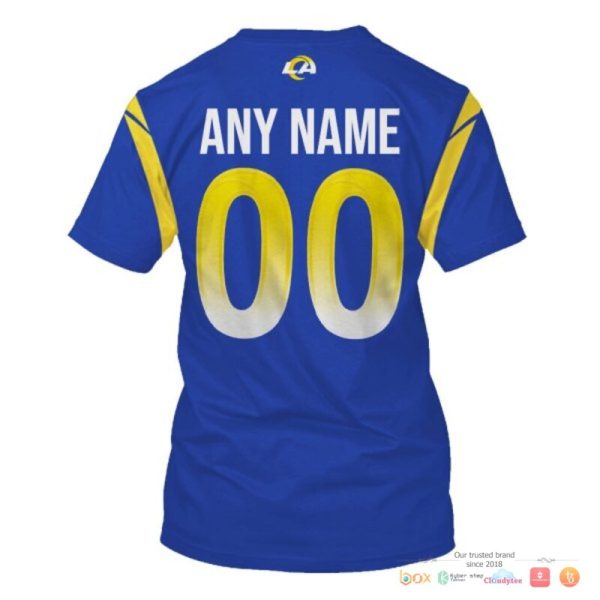 Nfl Los Angeles Rams Blue Super Bowl Lv Custom 3D Shirt