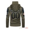 Nfl Los Angeles Rams Moss Green Custom 3D Hoodie Mask