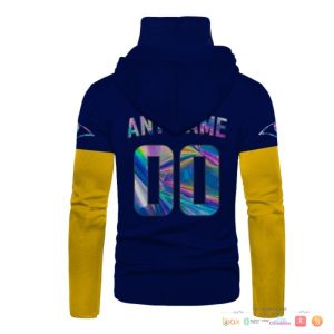 Nfl Los Angeles Rams Navy Hologram 3D Hoodie Mask