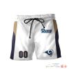 Nfl Los Angeles Rams Navy White Custom 3D Shirt