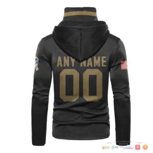 Nfl Los Angeles Rams Salute To Service 3D Hoodie Mask