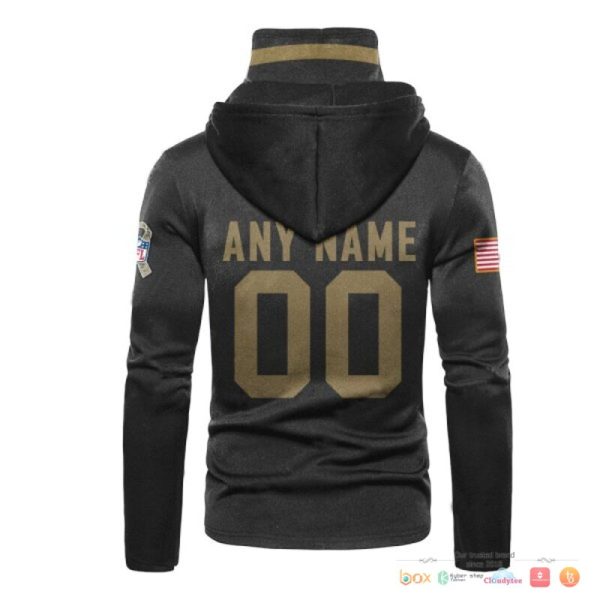 Nfl Los Angeles Rams Salute To Service 3D Hoodie Mask