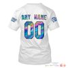 Nfl Los Angeles Rams White Hologram Custom 3D Shirt