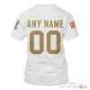 Nfl Los Angeles Rams White Salute To Service Custom 3D Shirt