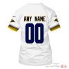 Nfl Los Angeles Rams White Yellow Custom 3D Shirt