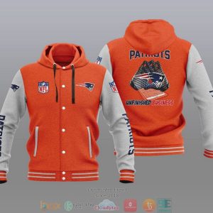 Nfl New England Patriots Unfinished Business Baseball Jacket Hoodie