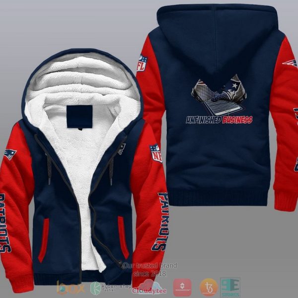 Nfl New England Patriots Unfinished Business Fleece Hoodie