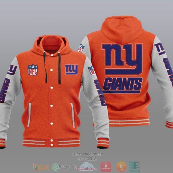 Nfl New York Giants Baseball Jacket Hoodie