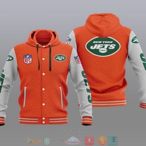 Nfl New York Jets Baseball Jacket Hoodie