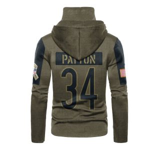 Nfl Payton 34 Chicago Bears 3D Hoodie Mask