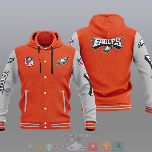 Nfl Philadelphia Eagles Baseball Jacket Hoodie