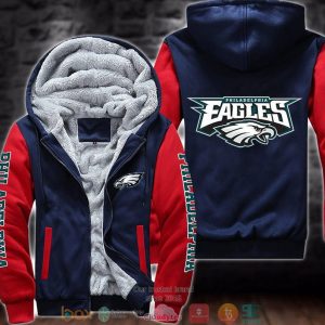 Nfl Philadelphia Eagles Logo 3D Fleece Hoodie