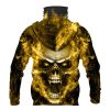 Nfl Pittsburgh Steelers Flameskull 3D Hoodie Mask