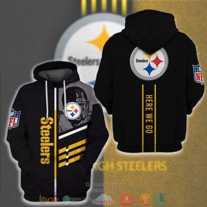 Nfl Pittsburgh Steelers Here We Go 3D Hoodie