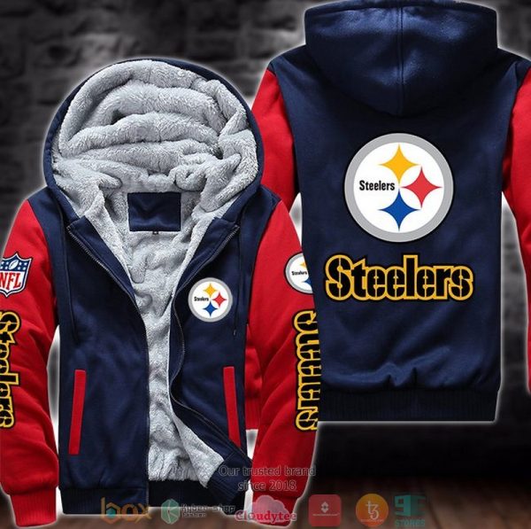 Nfl Pittsburgh Steelers Logo 3D Fleece Hoodie