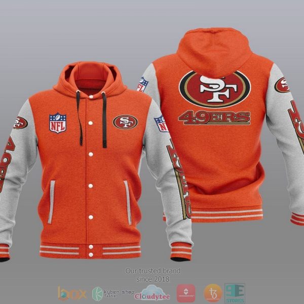 Nfl San Francisco 49Ers Baseball Jacket Hoodie