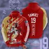 Nfl San Francisco 49Ers Deebo Samuel 19 The Faithful Hoodie 3D